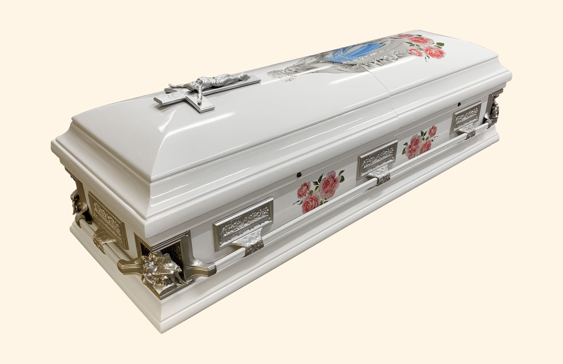 Corpus Christi Rosa Maria American wooden casket